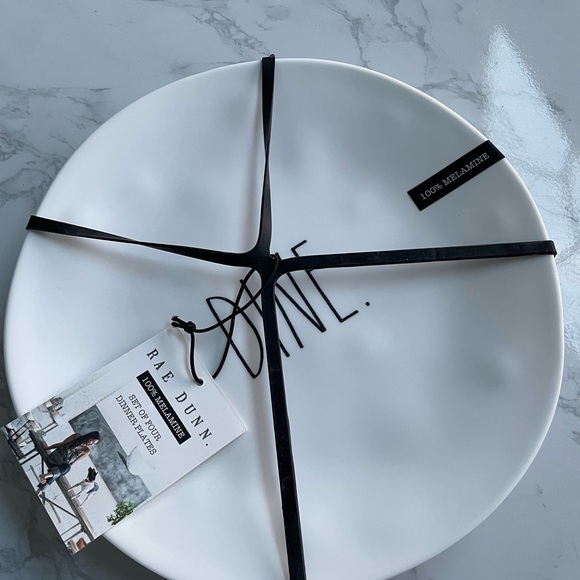 Rae Dunn Dining Rae Dunn Melamine Dinner Plates Poshmark